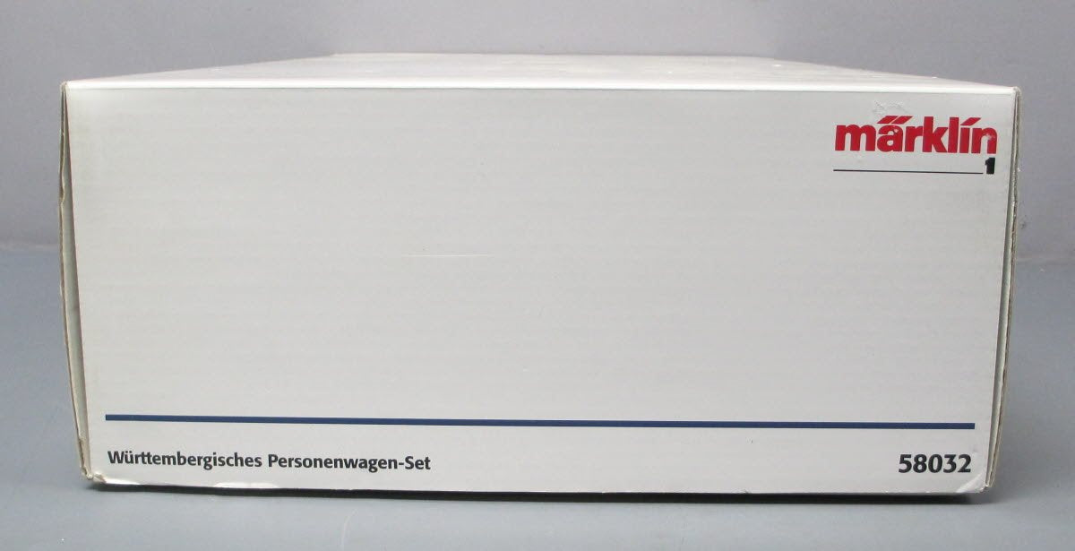 Marklin 58032 1 Gauge Royal Württemberg Passenger 2-Car Set LN/Box