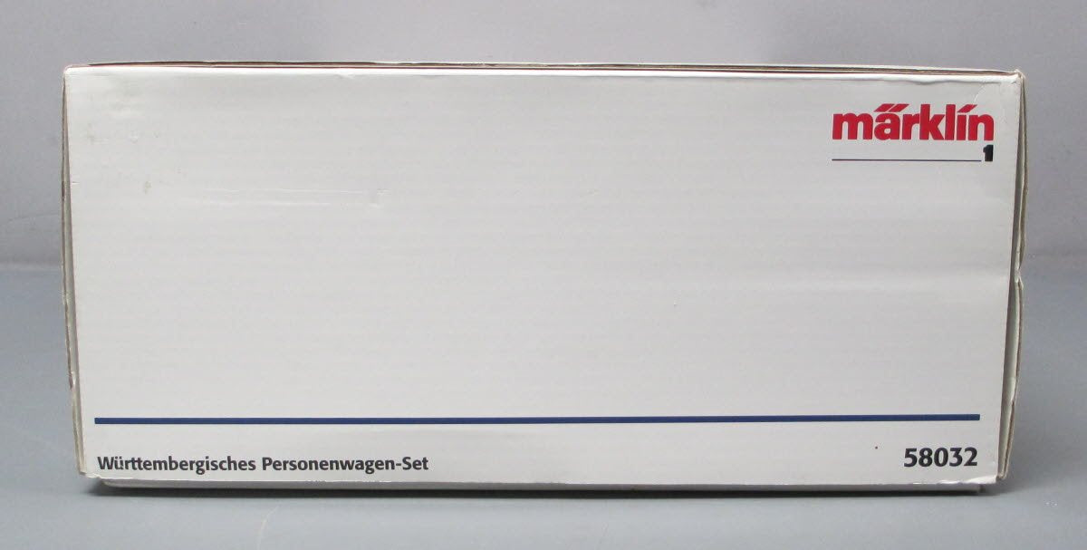 Marklin 58032 1 Gauge Royal Württemberg Passenger 2-Car Set LN/Box