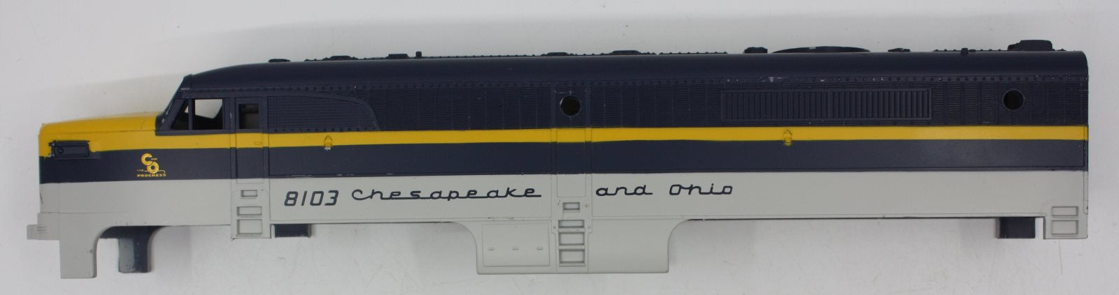 American Flyer 6402552002 Blue/Yellow and Gray Chesapeake and Ohio #8103 Shell