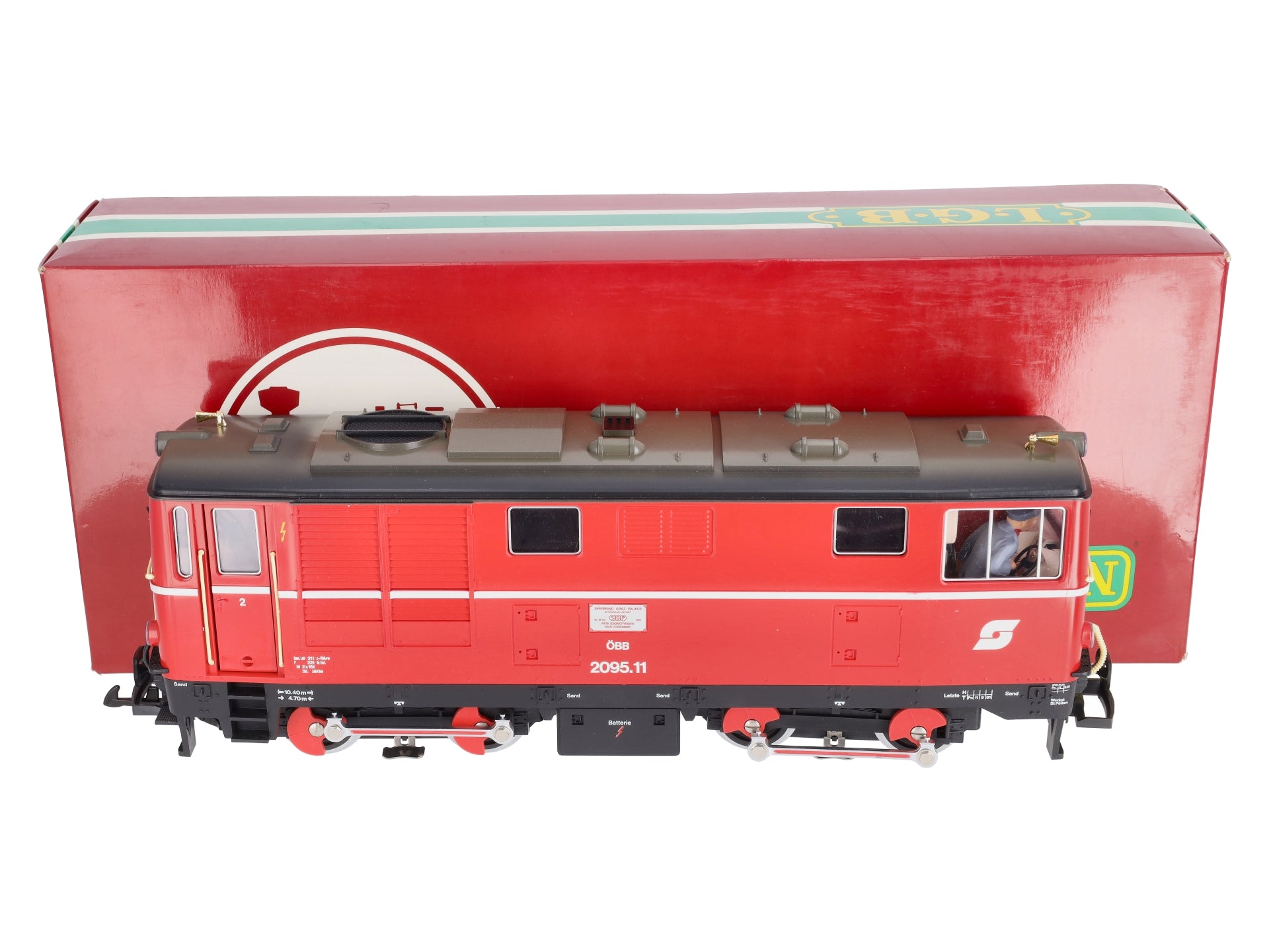 LGB 2095N G Scale OBB Diesel Locomotive EX/Box