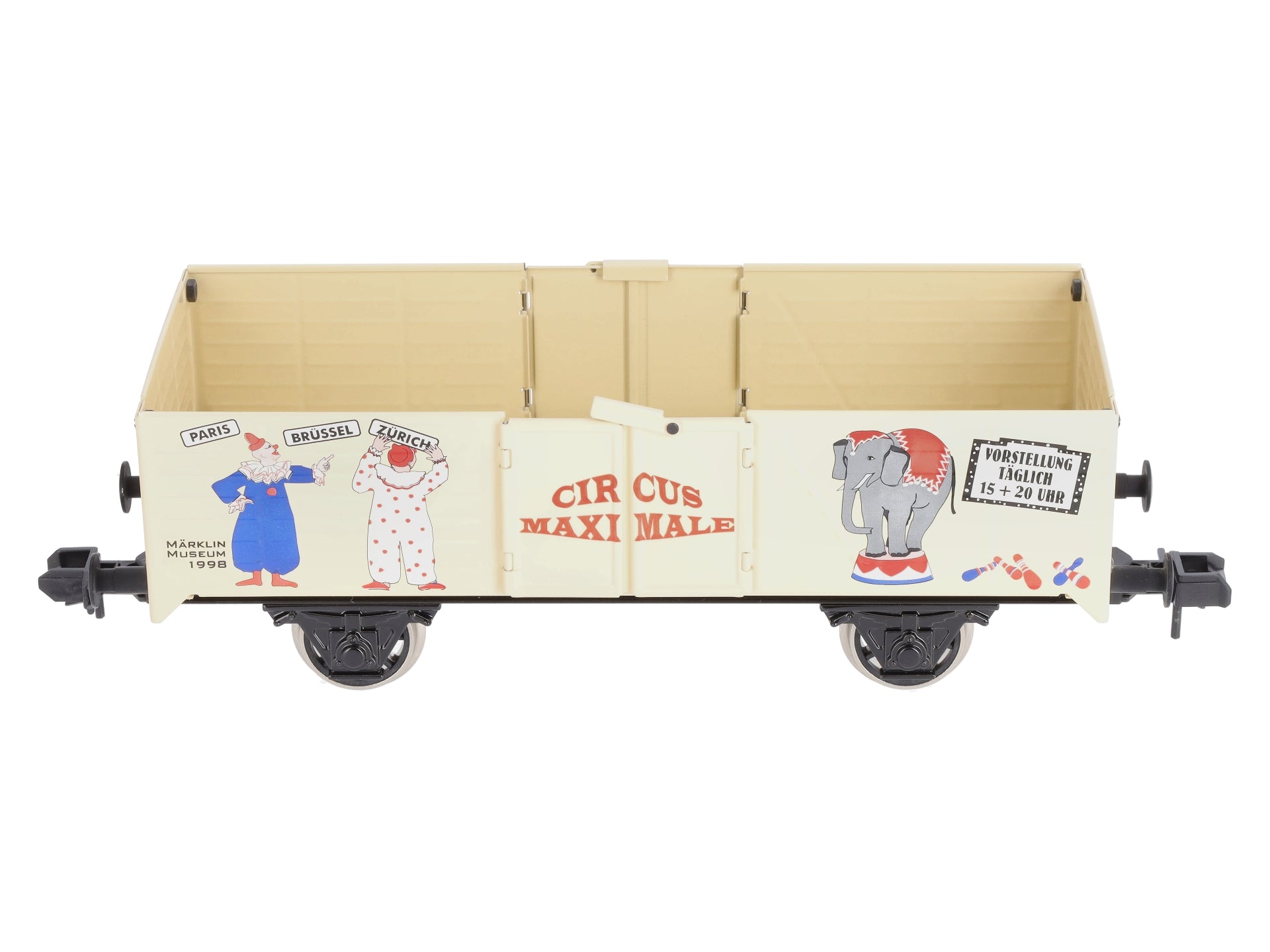 Marklin 54822 1998 Museum Circus Gondola w/2 Elephants LN/Box
