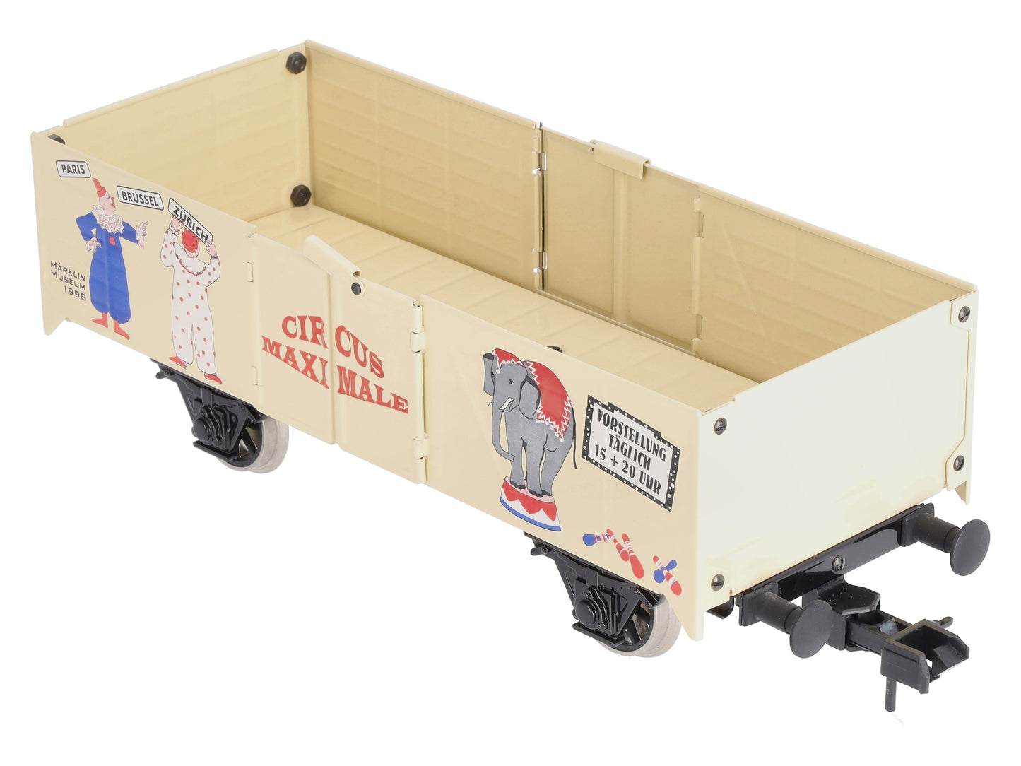 Marklin 54822 1998 Museum Circus Gondola w/2 Elephants LN/Box