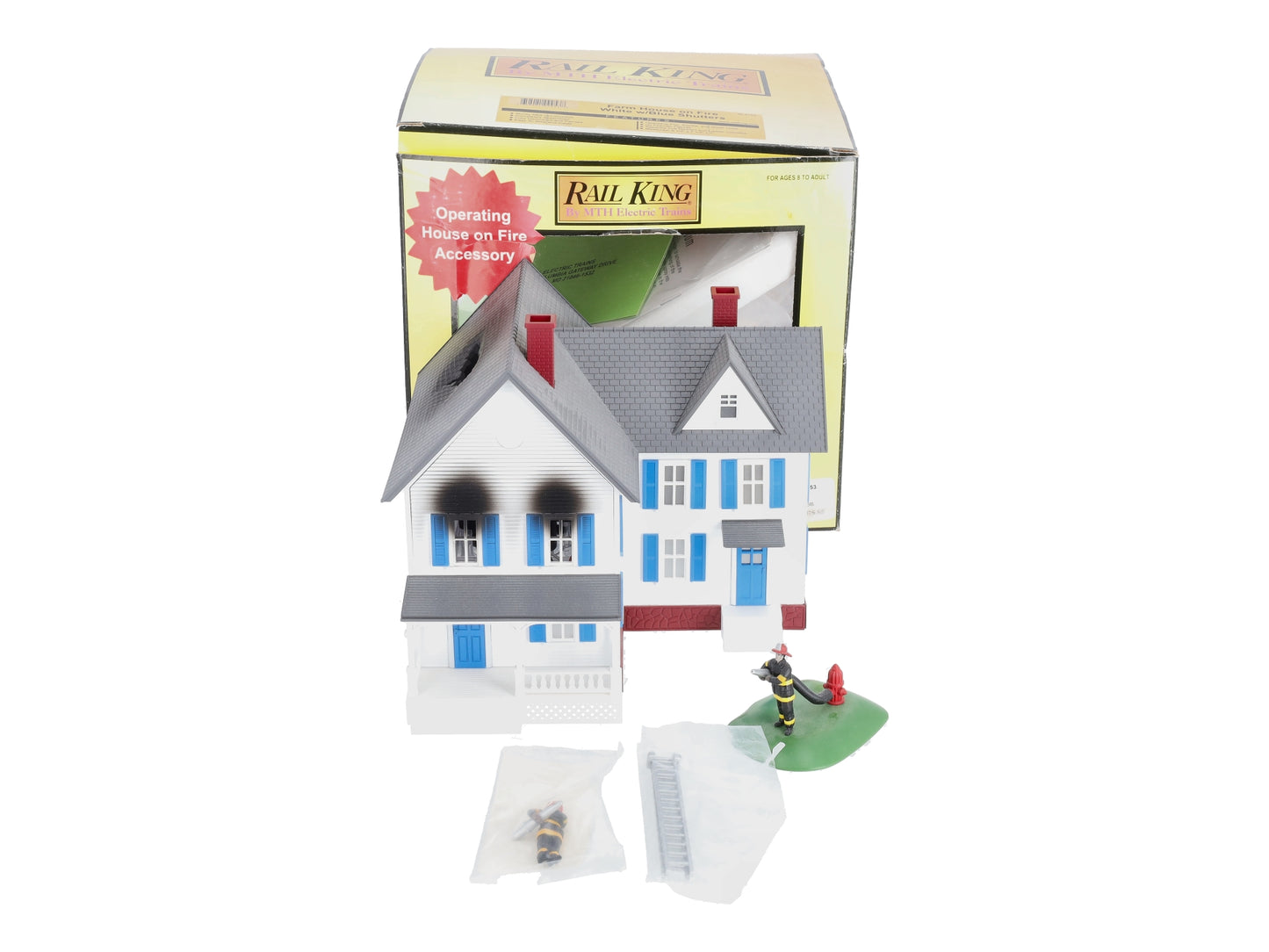 MTH 30-9153 Operating Farm House On Fire