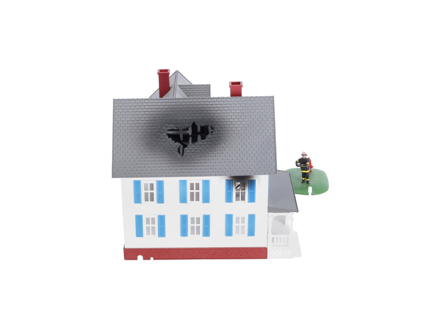 MTH 30-9153 Operating Farm House On Fire