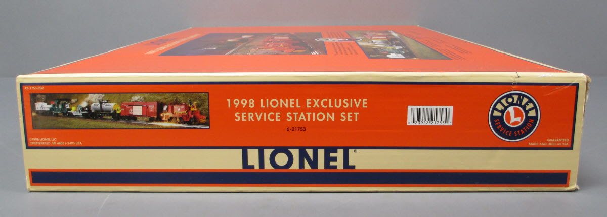 Lionel 6-21753 O Gauge 1998 Exclusive Service Station Train Set NIB