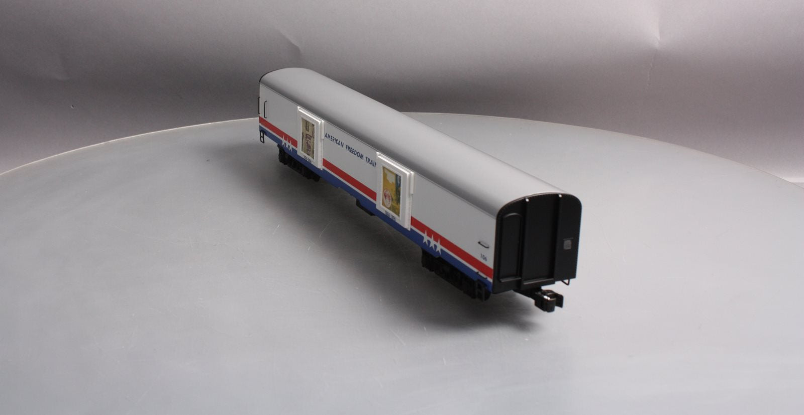 K-Line K4601-30106 O Gauge Freedom Train Extruded Aluminum Display Car #106 LN/Box
