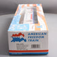 K-Line K4601-30106 O Gauge Freedom Train Extruded Aluminum Display Car #106 LN/Box