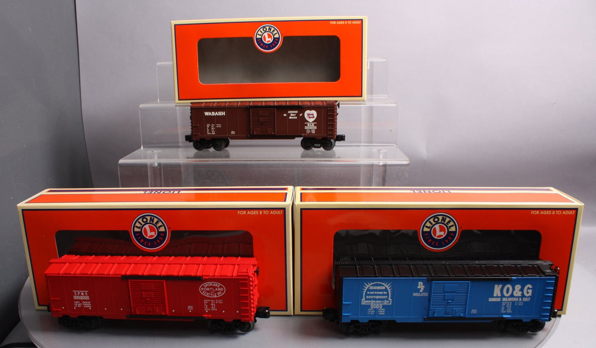 Lionel 6-39211 O Gauge 6464 Archive Box Cars (Set of 3) LN/Box