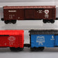 Lionel 6-39211 O Gauge 6464 Archive Box Cars (Set of 3) LN/Box