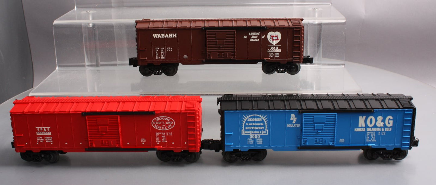 Lionel 6-39211 O Gauge 6464 Archive Box Cars (Set of 3) LN/Box