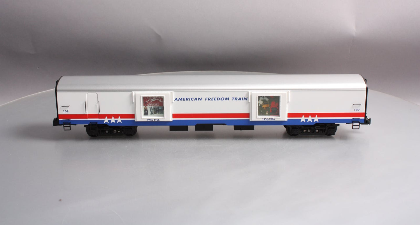 K-Line K4601-30109 O American Freedom Train 18" Aluminum Display Car #109 LN/Box