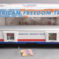 K-Line K4601-30109 O American Freedom Train 18" Aluminum Display Car #109 LN/Box