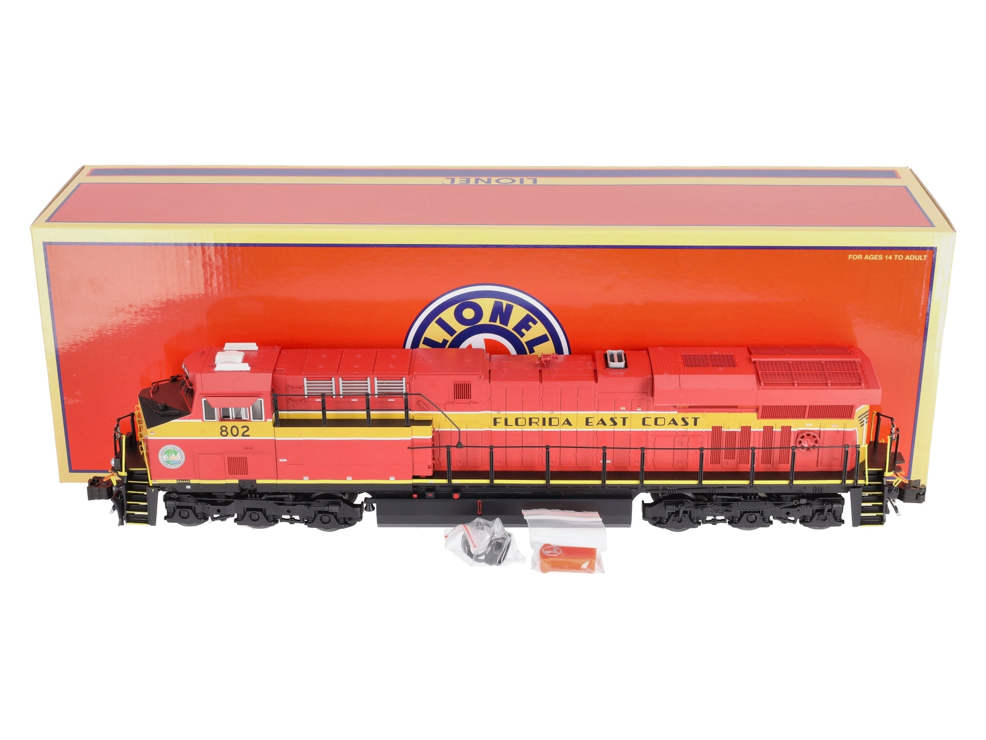 Lionel 6-82218 O Florida East Coast ES44AC Diesel Locomotive #802