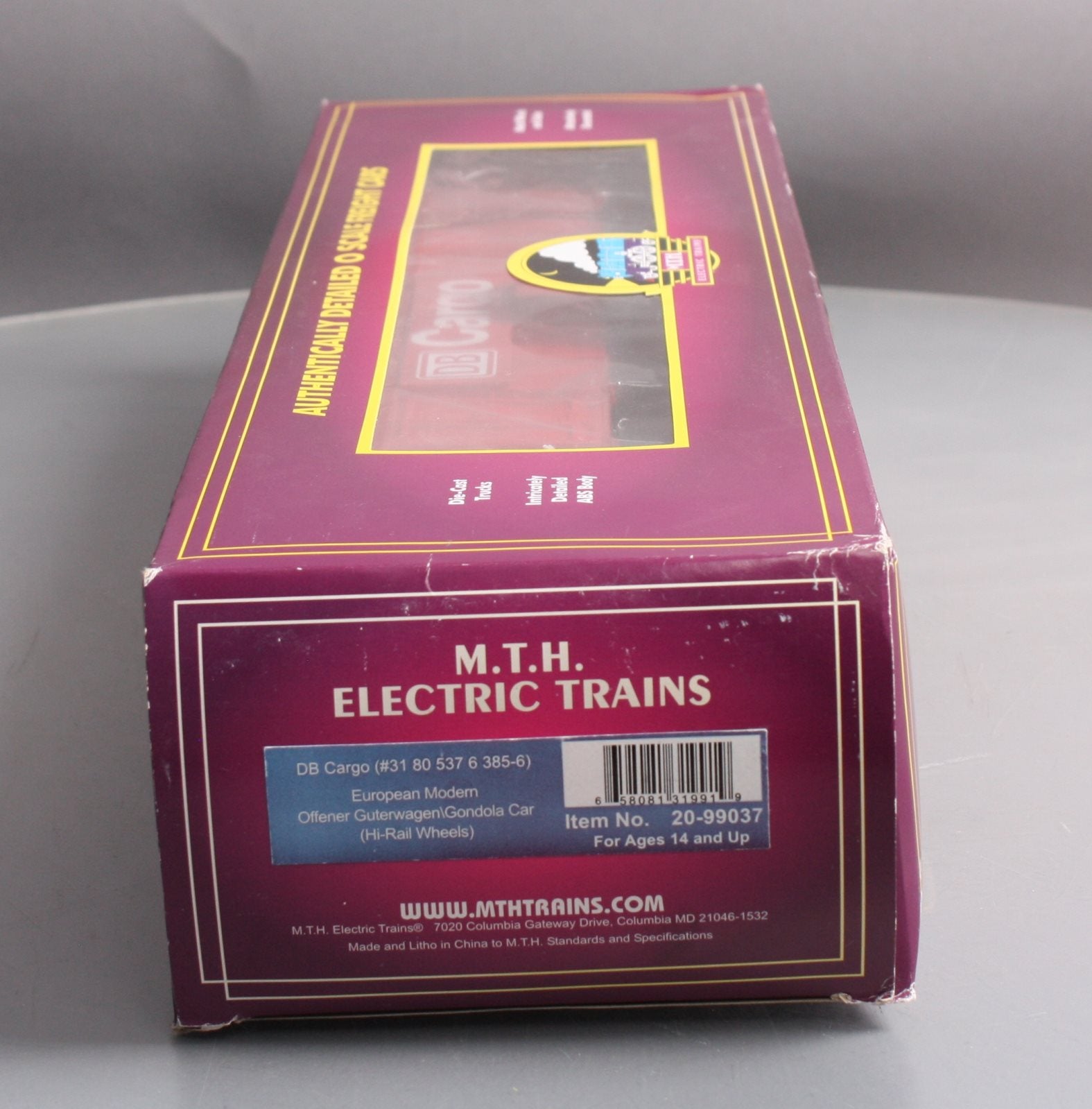 MTH 20-99037 O DB Cargo European Modern Offener Guterwagen/Gondola/HiRail