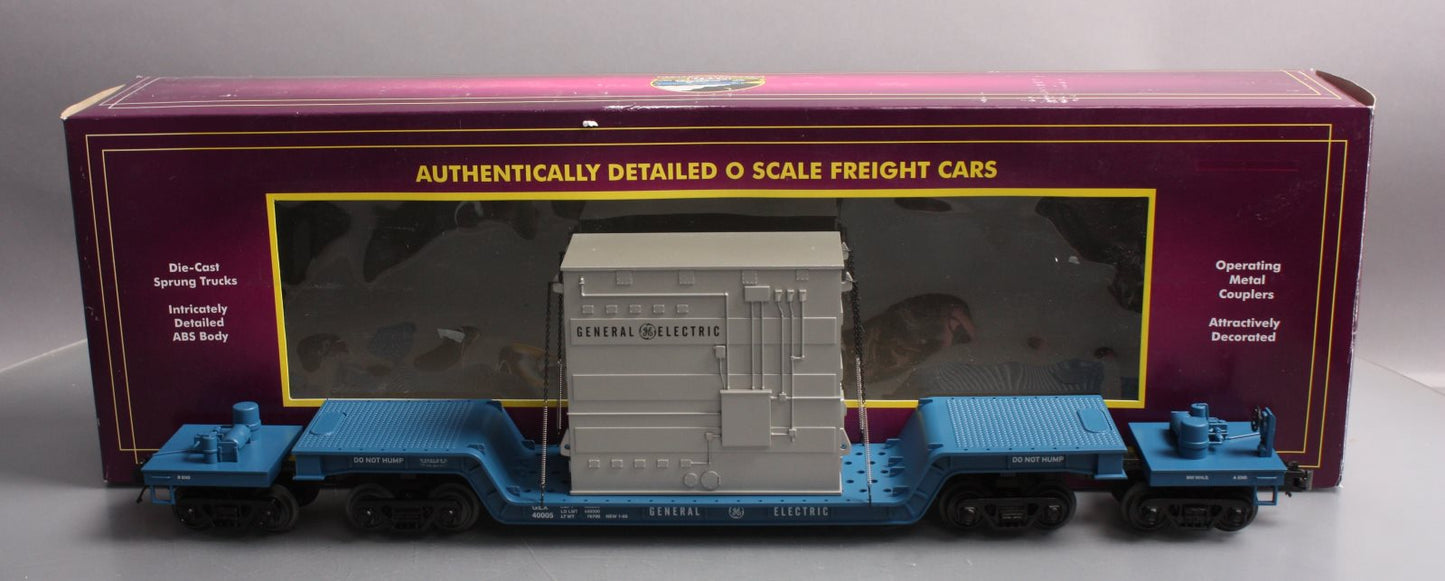 MTH 20-98990 General Electric 75' Depressed-Center Flatcar w/Transformer