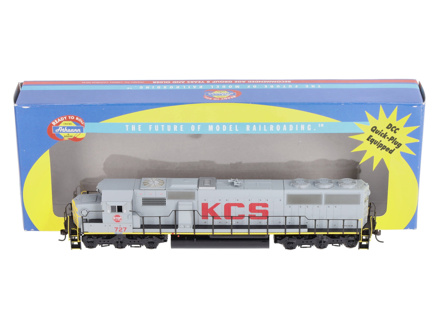 Athearn 91671 HO Scale Kansas City Southern SD60 Diesel Locomotive #727 NIB