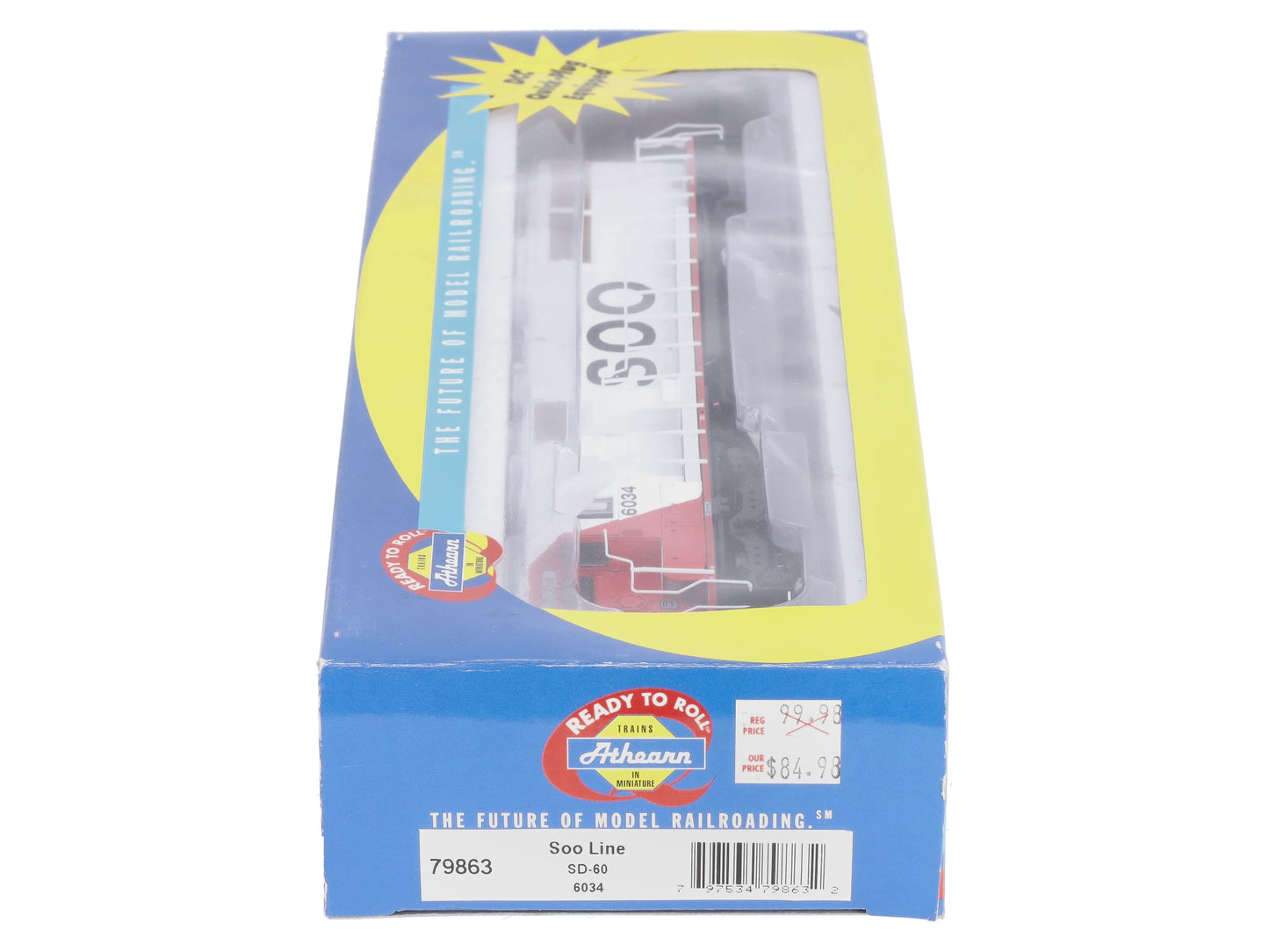 Athearn 79863 HO Scale Soo Line SD-60 Diesel Locomotive #6034 LN/Box