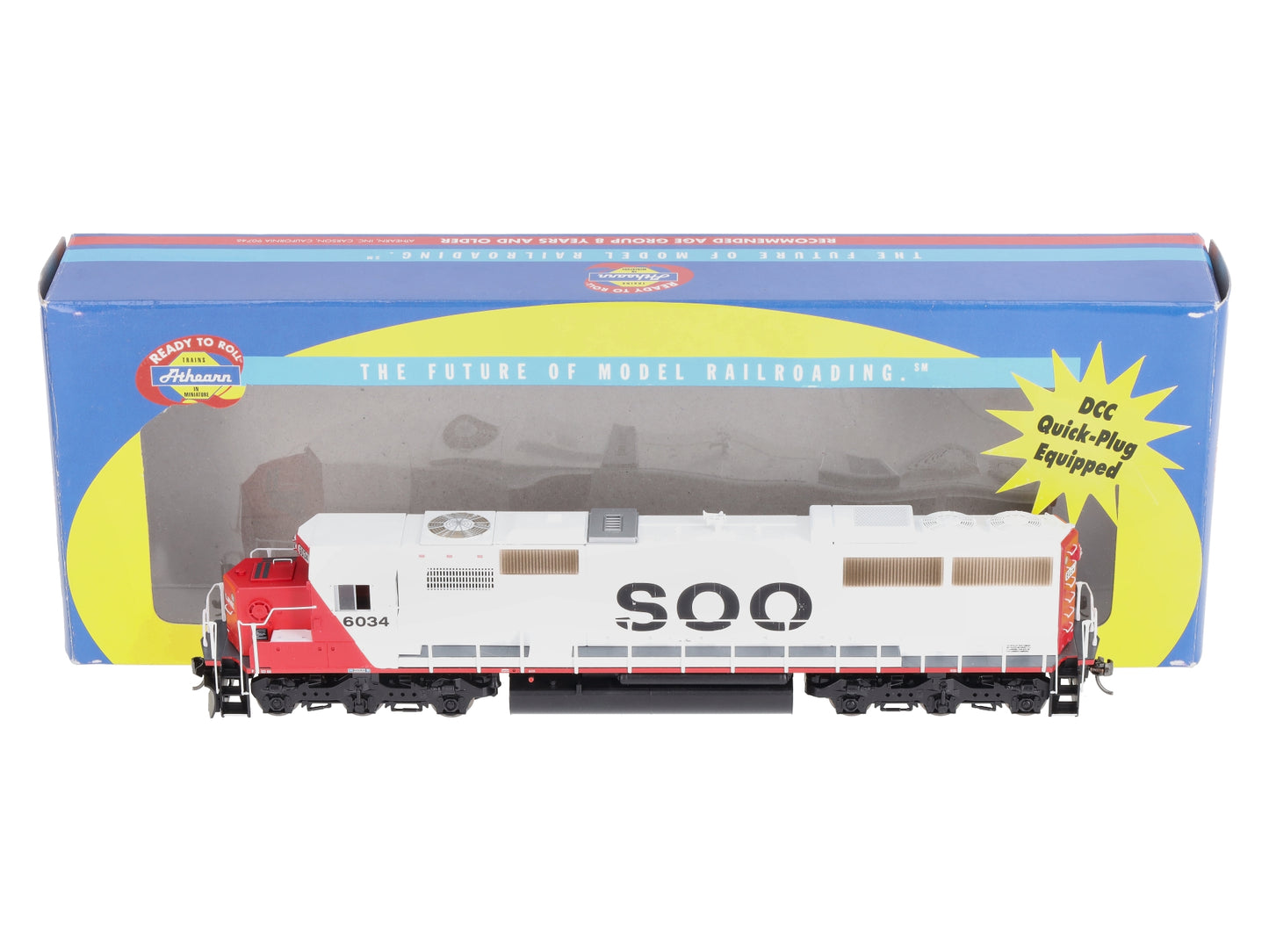 Athearn 79863 HO Scale Soo Line SD-60 Diesel Locomotive #6034 LN/Box