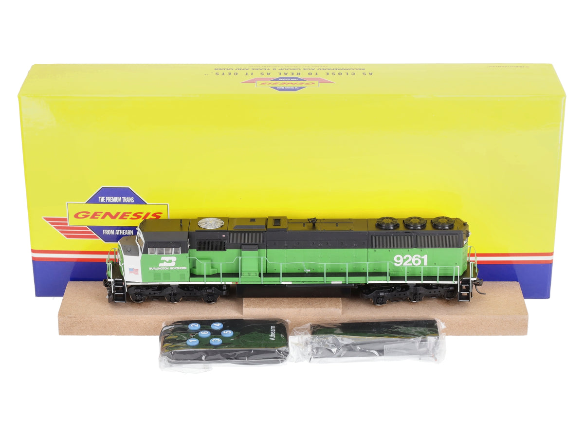 Athearn G67353 HO Scale Burlington Nortern SD60M Diesel Locomotive #9261 NIB