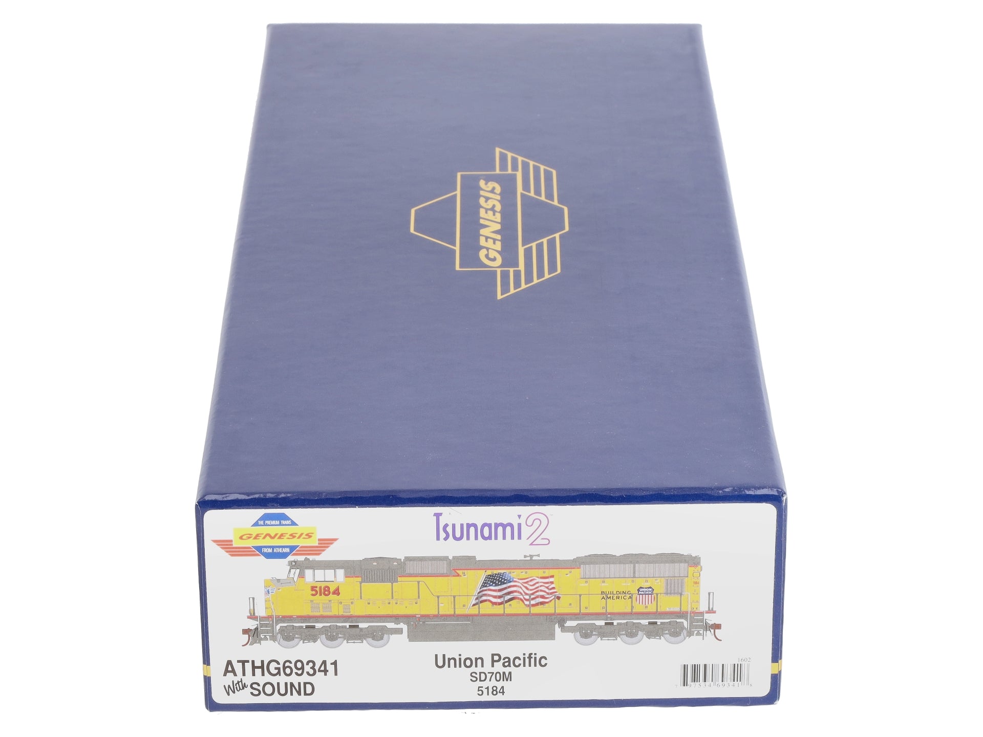 Athearn G69341 HO Union Pacific Flag SD70M Diesel Loco w/DCC & Sound #5184