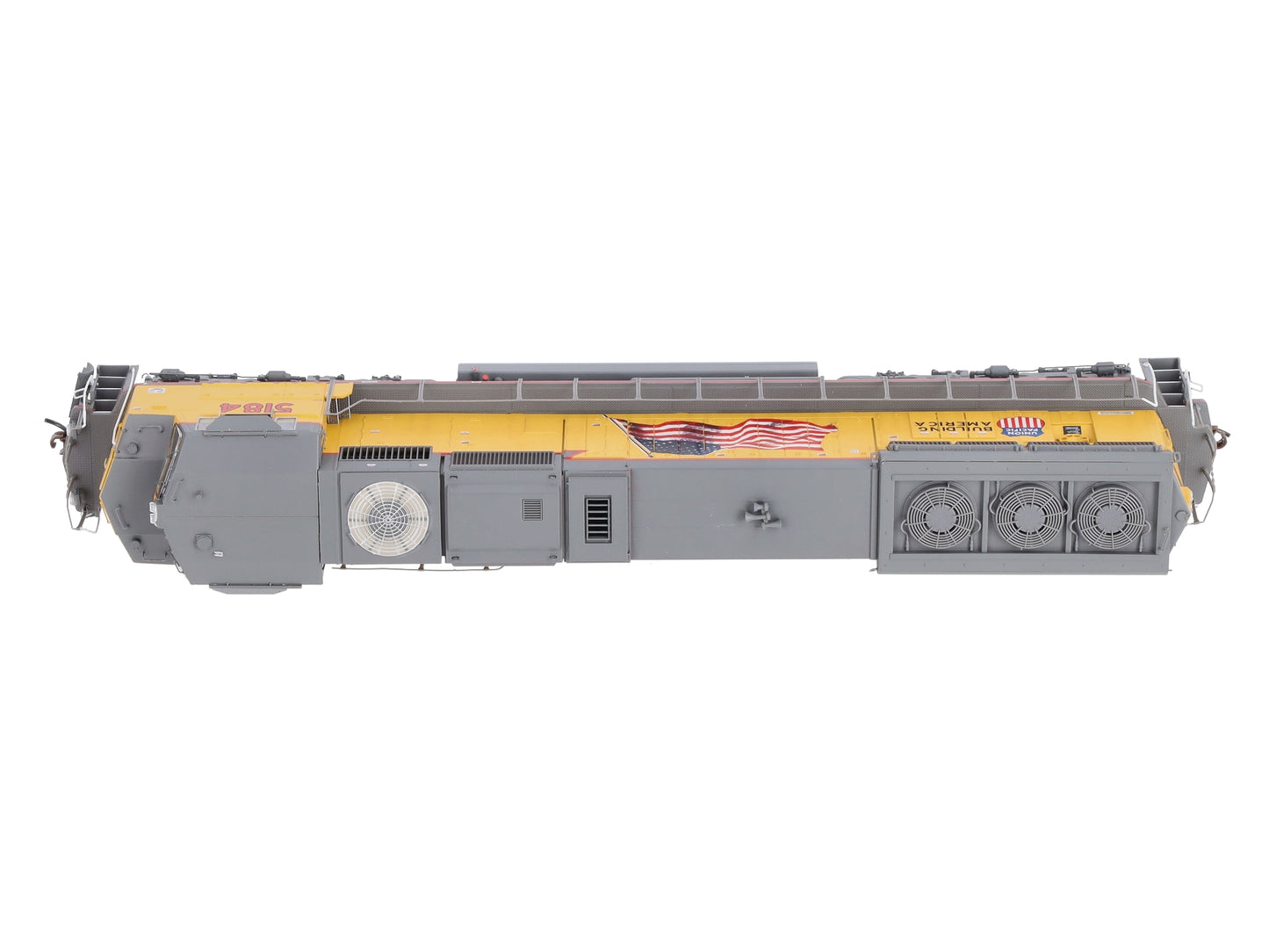 Athearn G69341 HO Union Pacific Flag SD70M Diesel Loco w/DCC & Sound #5184