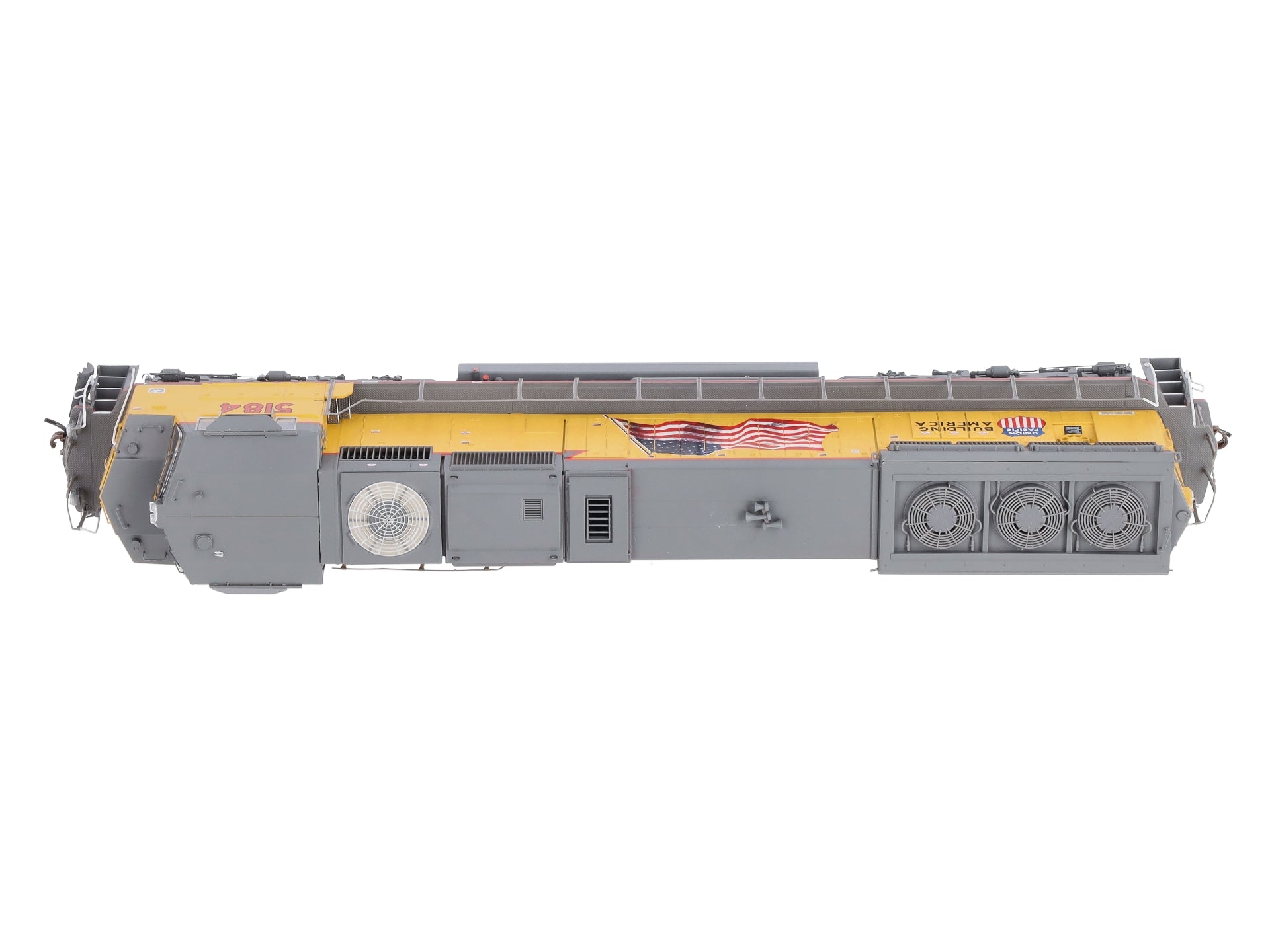 Athearn G69341 HO Union Pacific Flag SD70M Diesel Loco w/DCC & Sound #5184