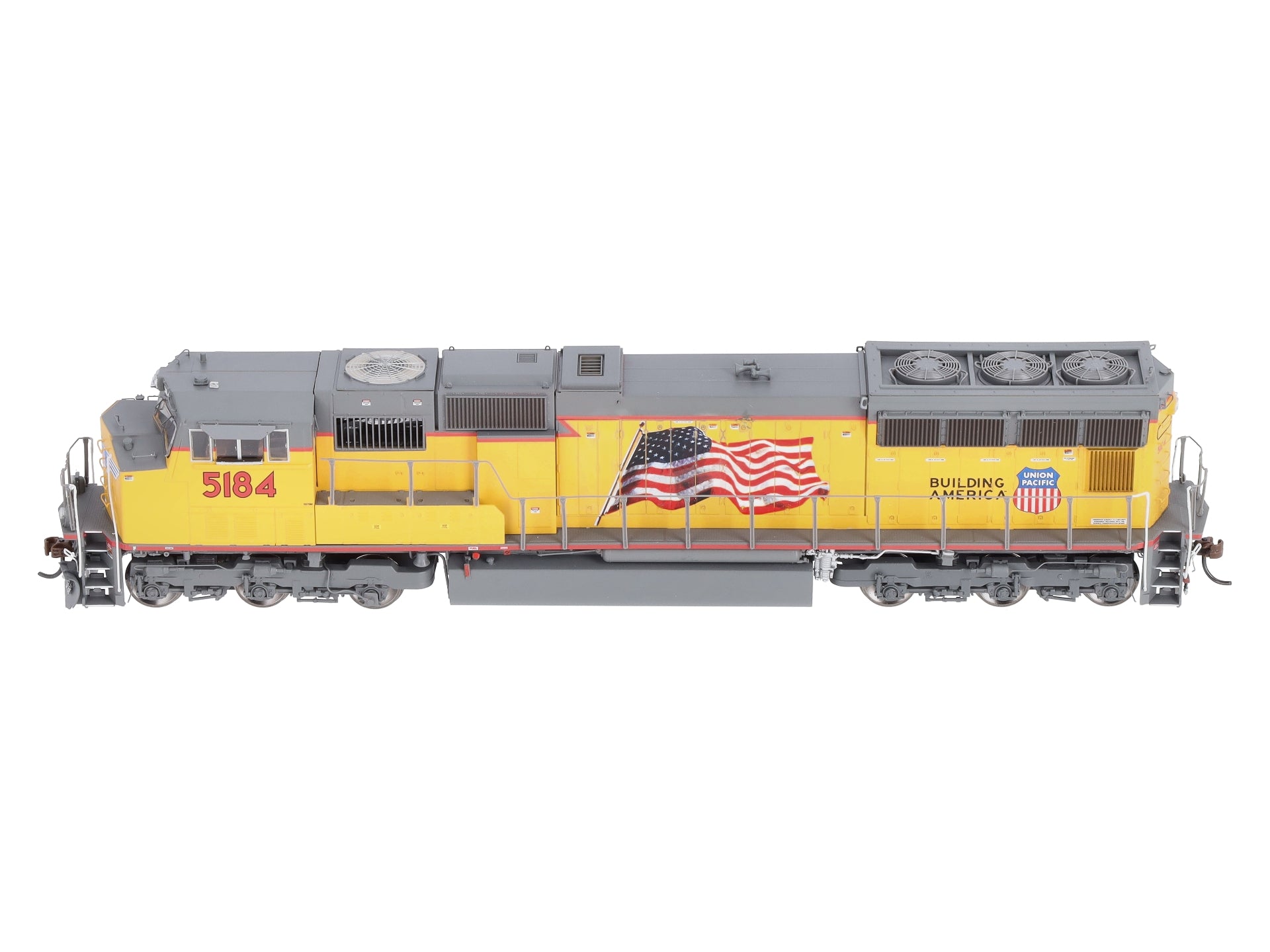 Athearn G69341 HO Union Pacific Flag SD70M Diesel Loco w/DCC & Sound #5184