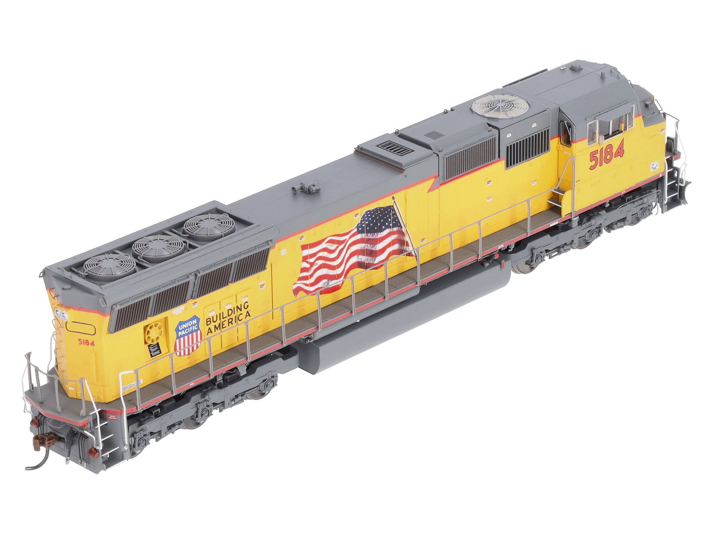 Athearn G69341 HO Union Pacific Flag SD70M Diesel Loco w/DCC & Sound #5184