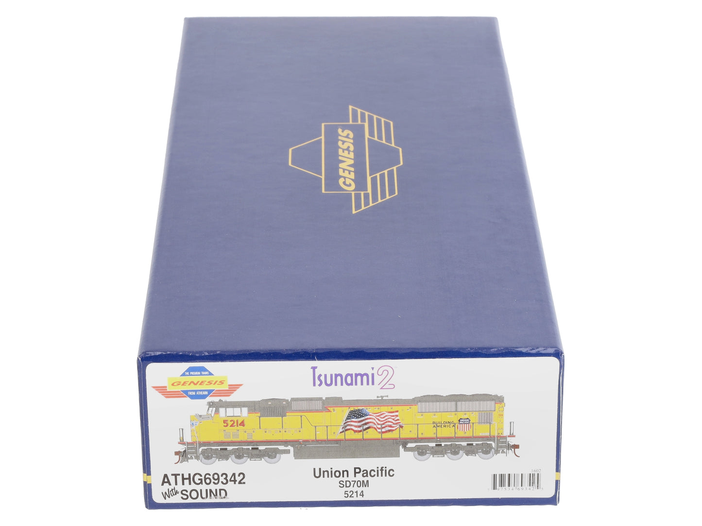 Athearn G69342 HO Union Pacific SD70M Diesel Loco w/DCC & Sound #5214 (Flag) LN/Box