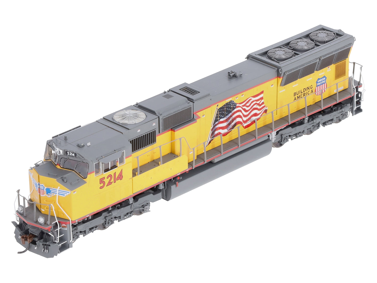 Athearn G69342 HO Union Pacific SD70M Diesel Loco w/DCC & Sound #5214 (Flag)