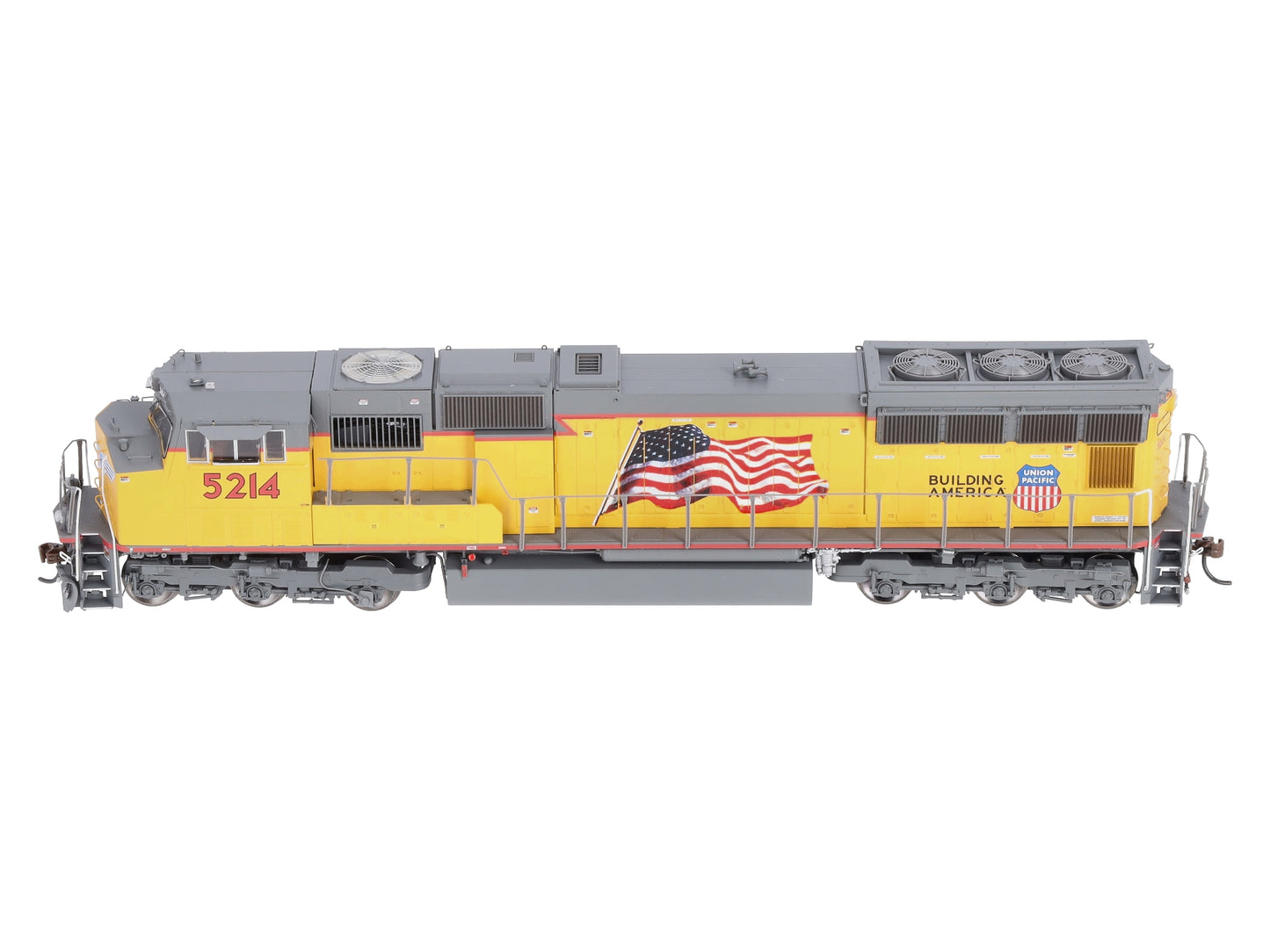 Athearn G69342 HO Union Pacific SD70M Diesel Loco w/DCC & Sound #5214 (Flag) LN/Box