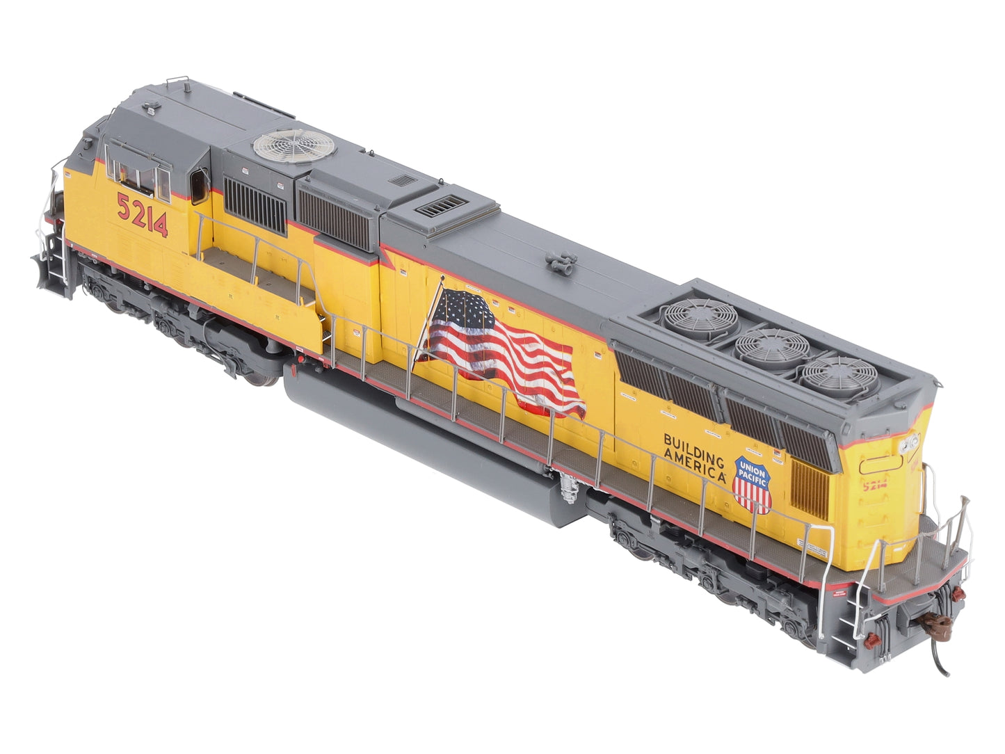 Athearn G69342 HO Union Pacific SD70M Diesel Loco w/DCC & Sound #5214 (Flag)