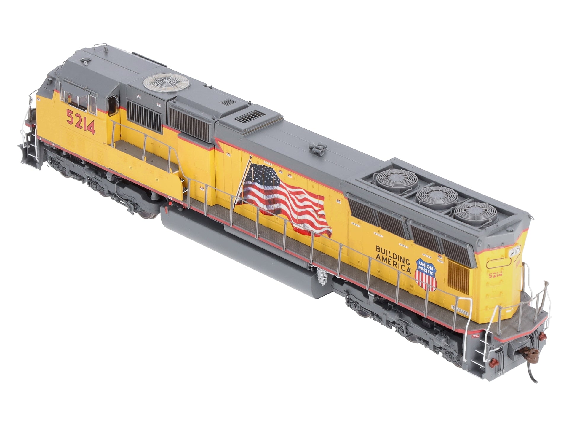 Athearn G69342 HO Union Pacific SD70M Diesel Loco w/DCC & Sound #5214 (Flag)