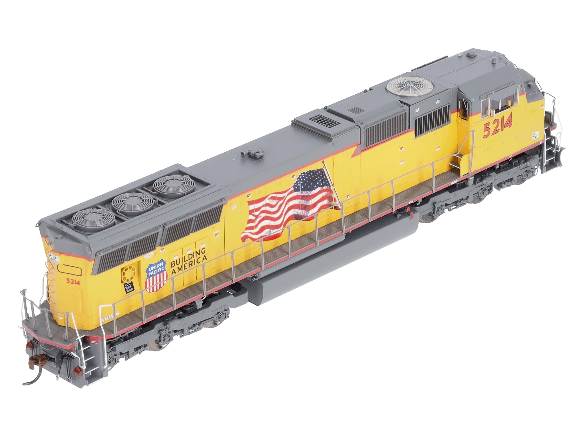 Athearn G69342 HO Union Pacific SD70M Diesel Loco w/DCC & Sound #5214 (Flag)