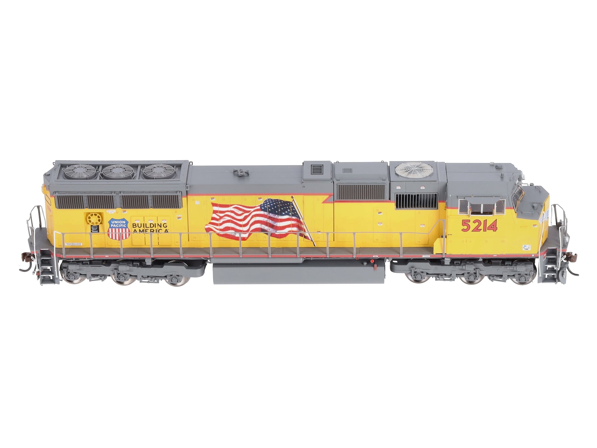 Athearn G69342 HO Union Pacific SD70M Diesel Loco w/DCC & Sound #5214 (Flag)