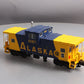 Atlas 6644-2 O Gauge Alaska Extended Vision Caboose #1087 (3 Rail) NIB