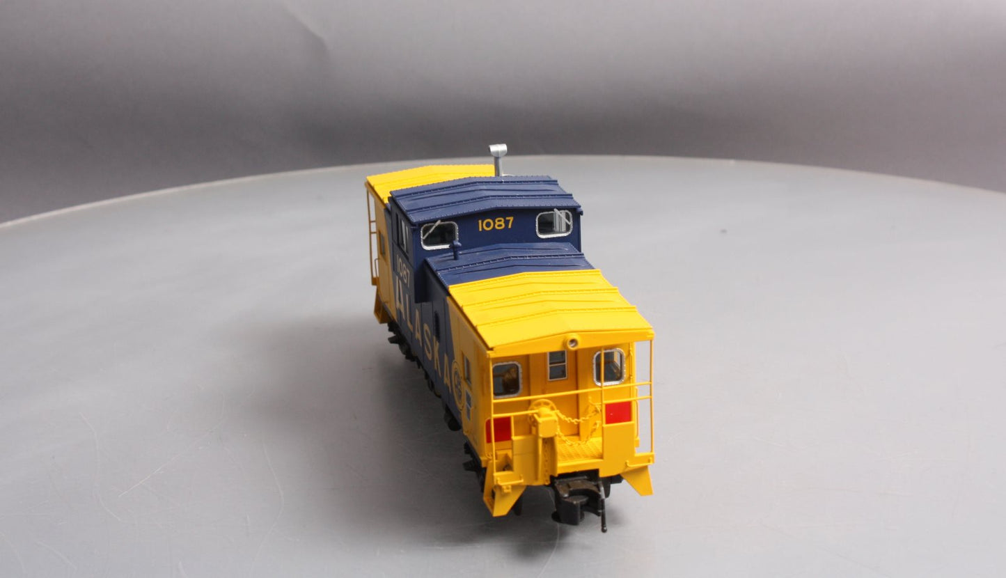 Atlas 6644-2 O Gauge Alaska Extended Vision Caboose #1087 (3 Rail) NIB