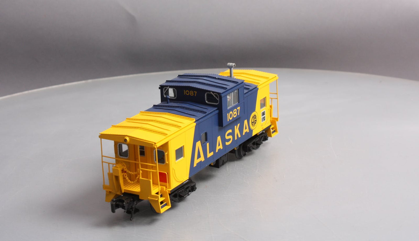 Atlas 6644-2 O Gauge Alaska Extended Vision Caboose #1087 (3 Rail) NIB