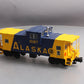 Atlas 6644-2 O Gauge Alaska Extended Vision Caboose #1087 (3 Rail) NIB