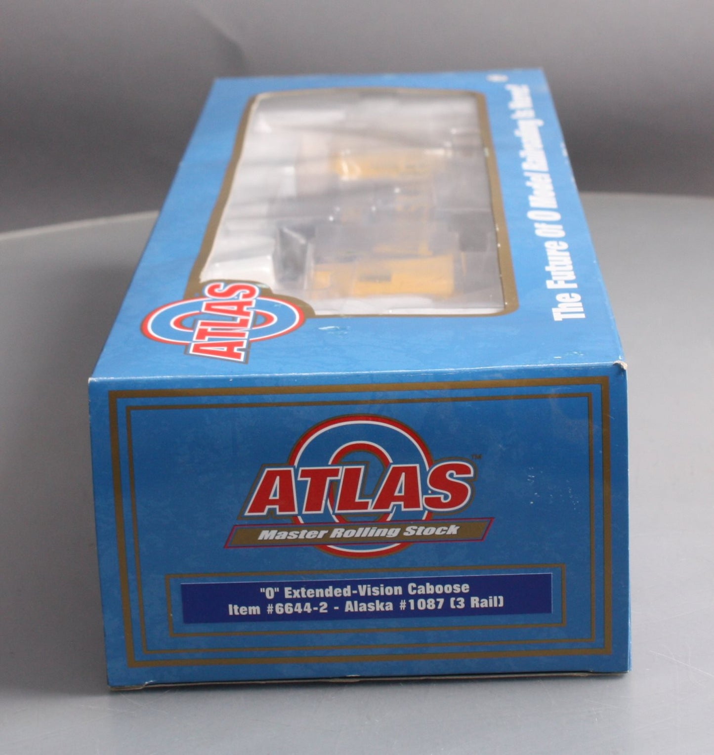 Atlas 6644-2 O Gauge Alaska Extended Vision Caboose #1087 (3 Rail) NIB