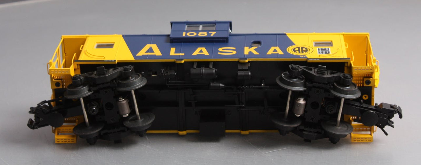 Atlas 6644-2 O Gauge Alaska Extended Vision Caboose #1087 (3 Rail) NIB