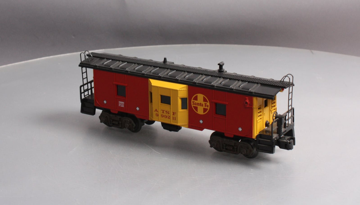 Lionel 6-19890 O Gauge Santa Fe Bay Window Caboose w/Railsounds Crew Talk