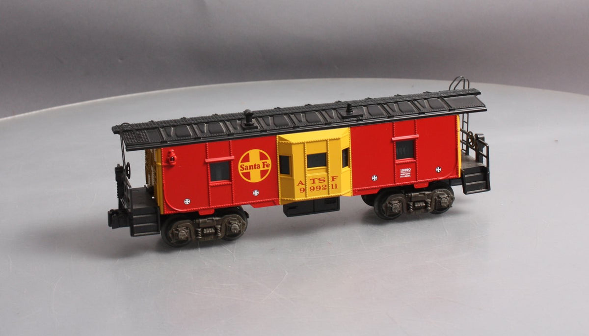 Lionel 6-19890 O Gauge Santa Fe Bay Window Caboose w/Railsounds Crew Talk LN/Box