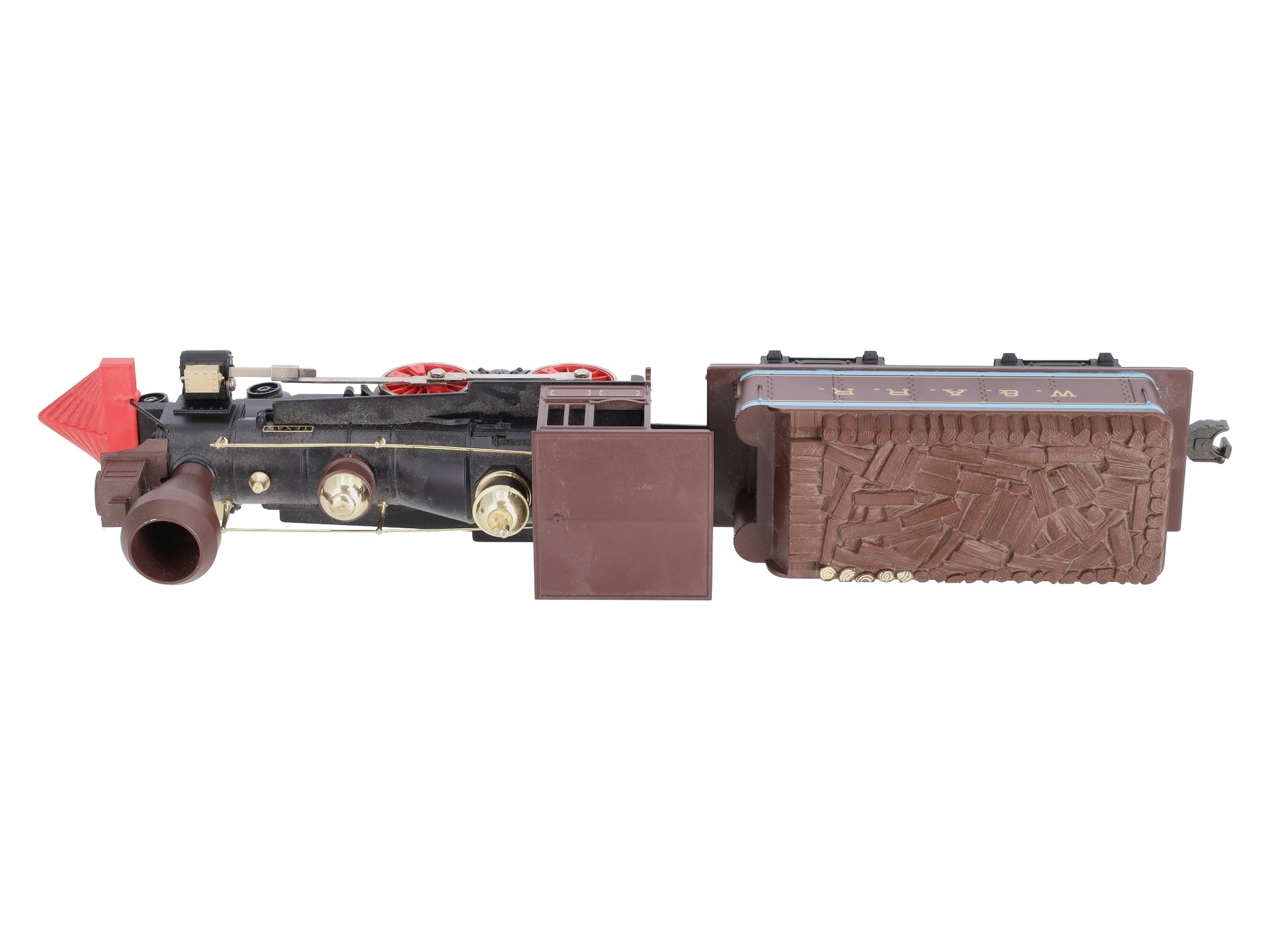 MTH 30-1135-1 O Gauge W.A.R.R. 4-4-0 Texas Steam Locomotive & Tender w/PS1 LN/Box