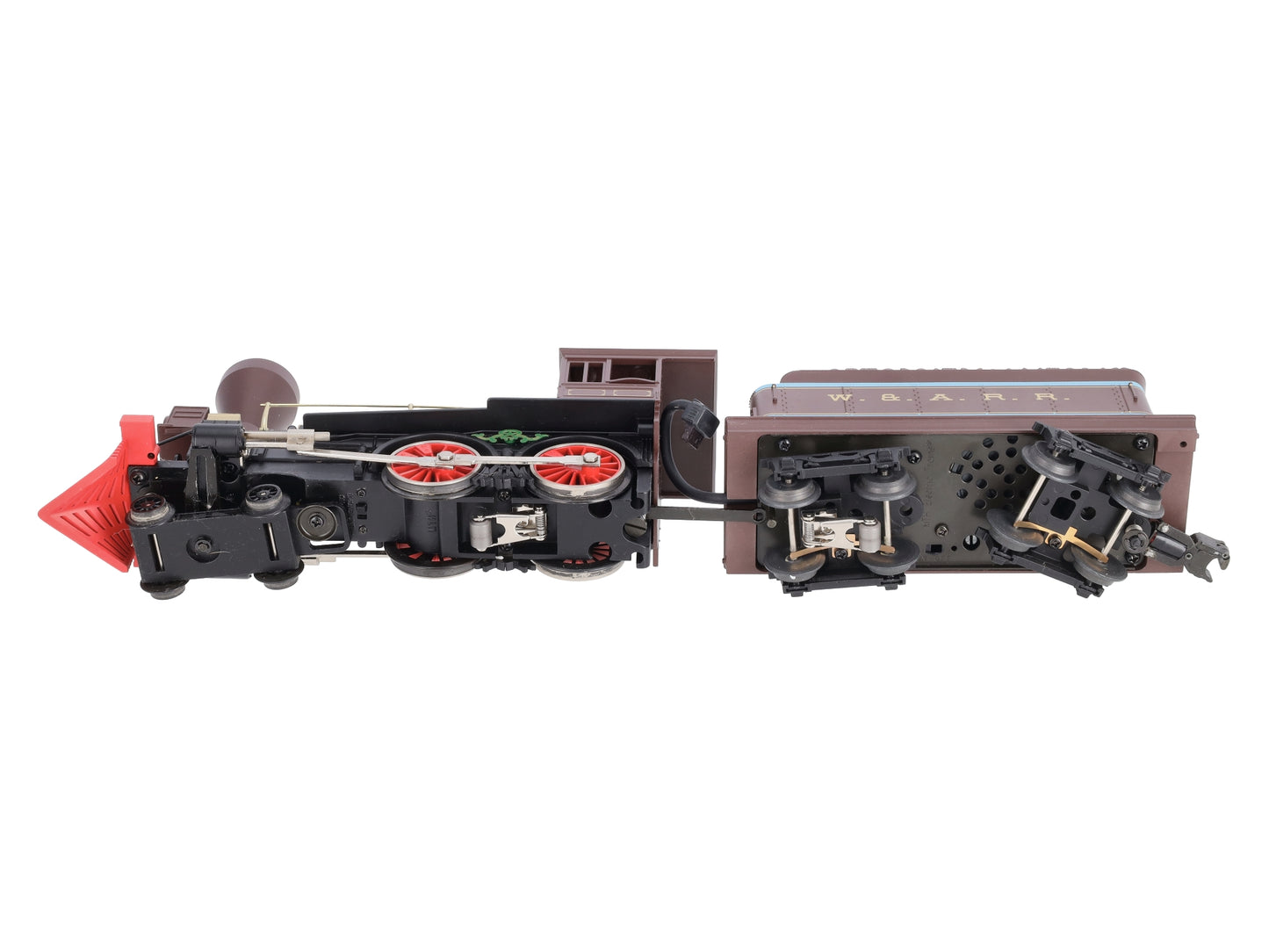 MTH 30-1135-1 O Gauge W.A.R.R. 4-4-0 Texas Steam Locomotive & Tender w/PS1 LN/Box