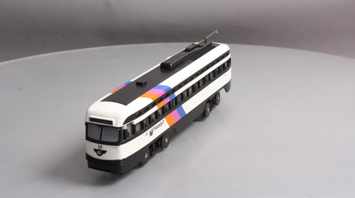 MTH 30-2524-1 O New Jersey Transit Electric Street Car w/PS2 #12 LN/Box