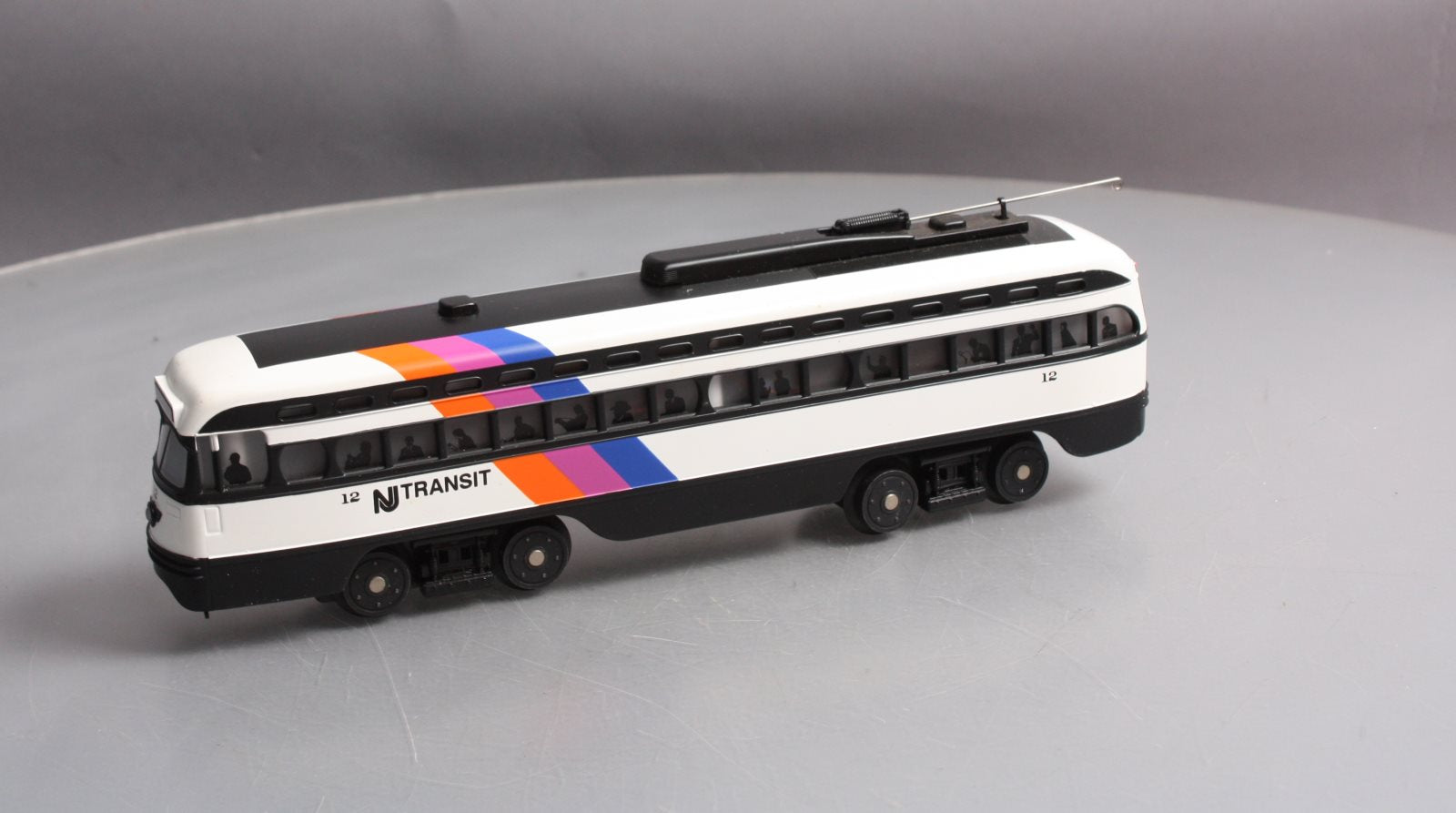 MTH 30-2524-1 O New Jersey Transit Electric Street Car w/PS2 #12 LN/Box