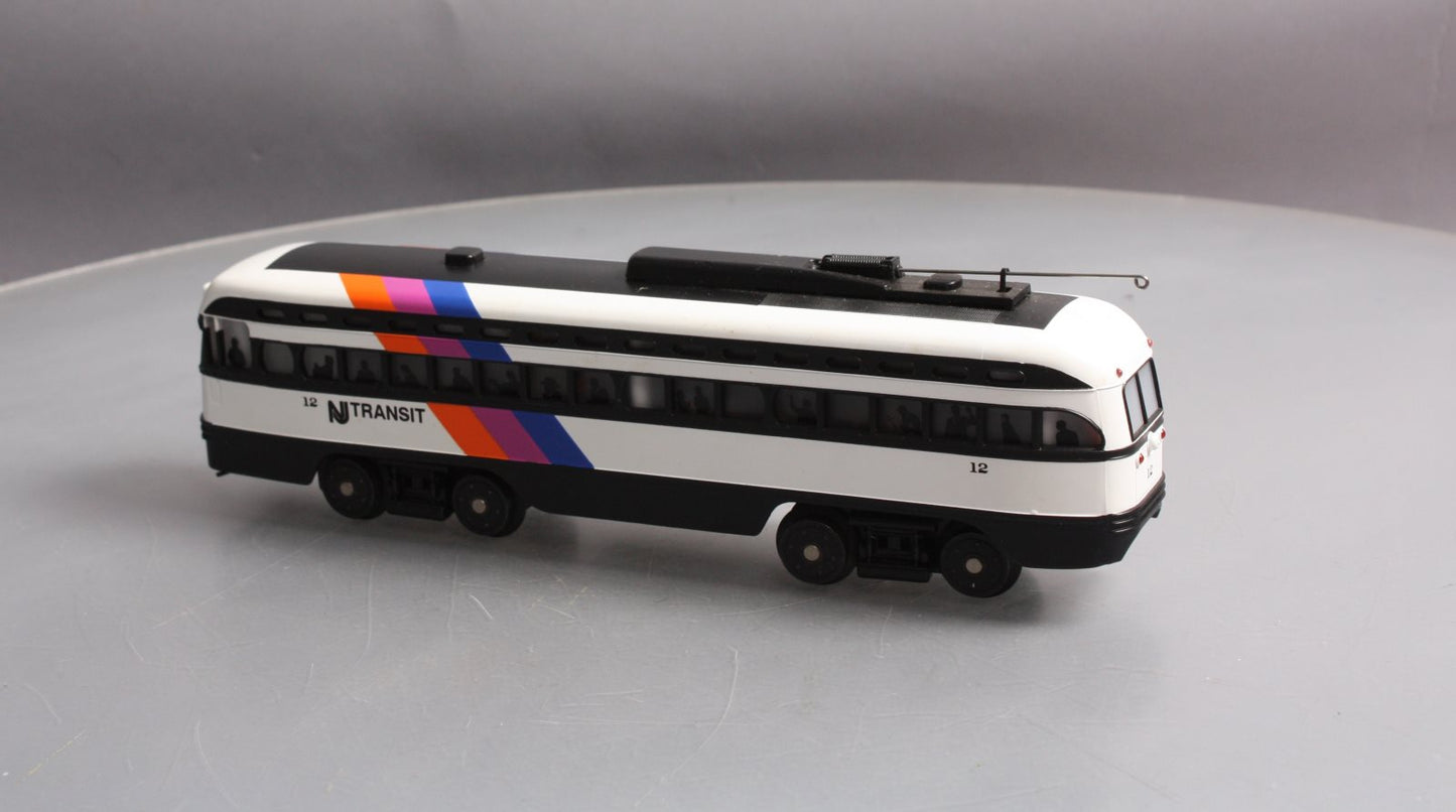 MTH 30-2524-1 O New Jersey Transit Electric Street Car w/PS2 #12 LN/Box