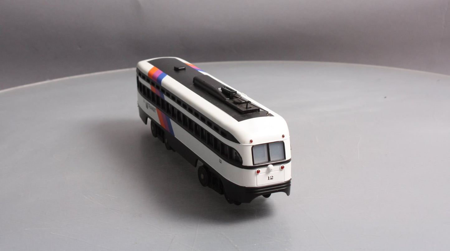 MTH 30-2524-1 O New Jersey Transit Electric Street Car w/PS2 #12 LN/Box