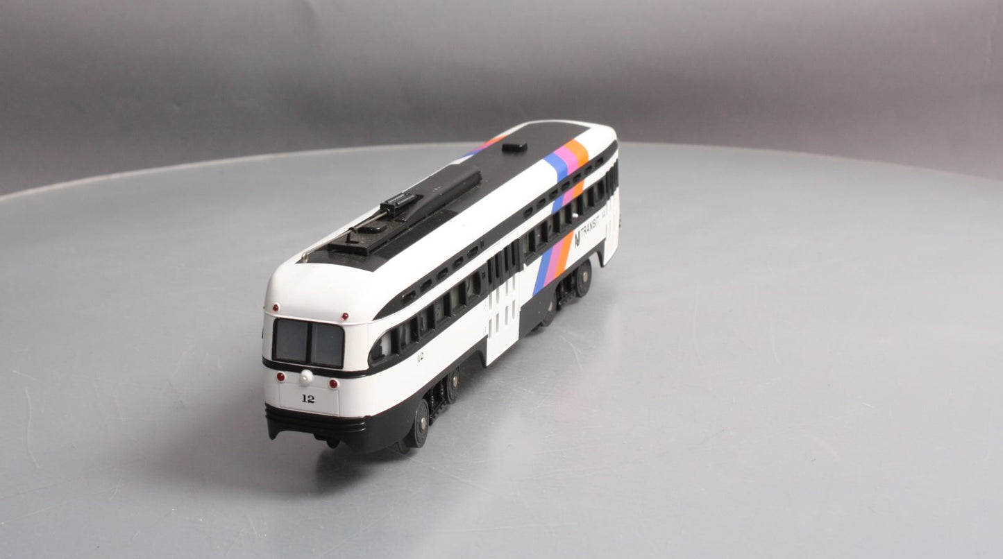 MTH 30-2524-1 O New Jersey Transit Electric Street Car w/PS2 #12 LN/Box